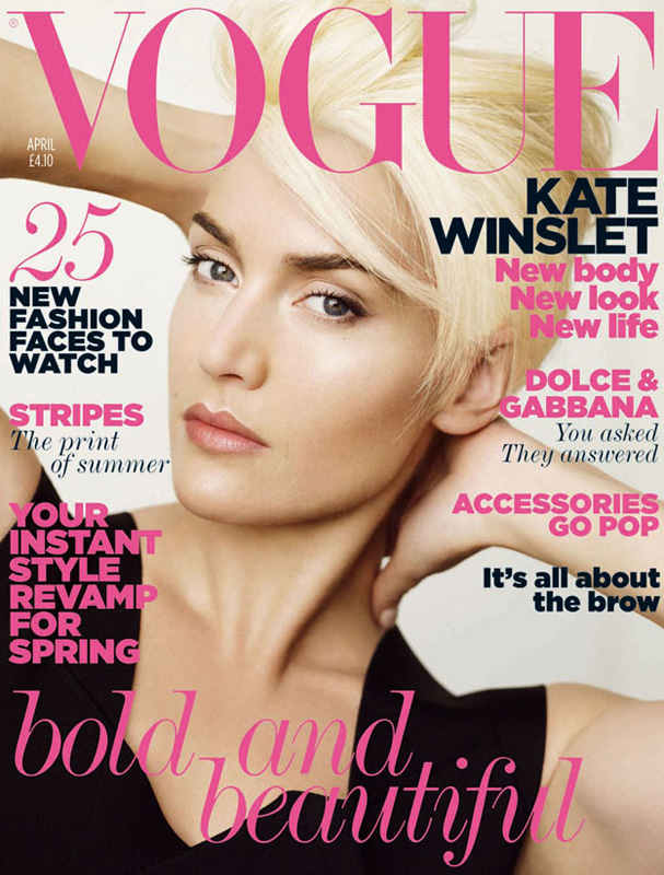 kate winslet short hair vogue. Kate Winslet covers the Vogue