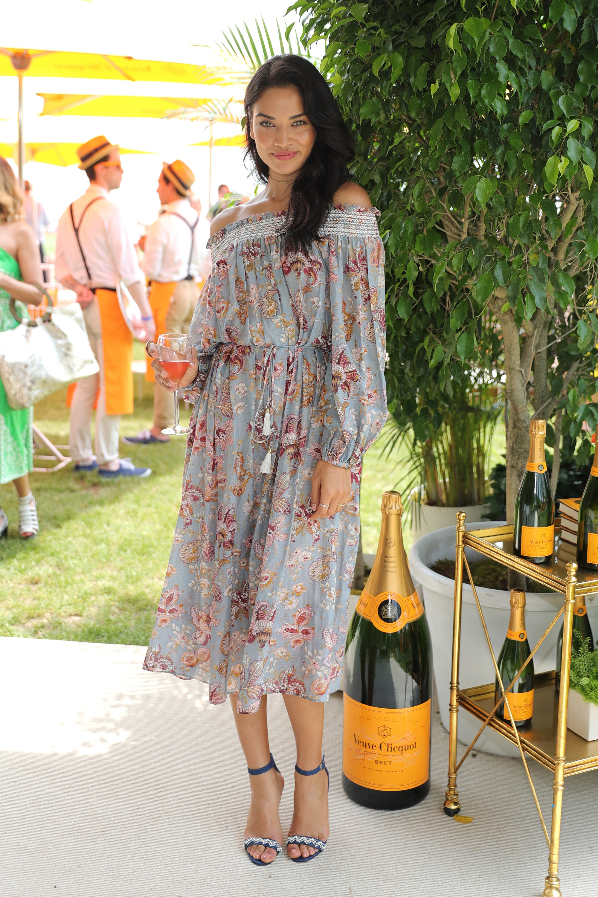 JERSEY CITY, NJ - JUNE 04:  Model Shanina Shaik attends the Ninth Annual Veuve Clicquot Polo Classic at Liberty State Park on June 4, 2016 in Jersey City, New Jersey.  (Photo by Neilson Barnard/Getty Images for Veuve Clicquot)